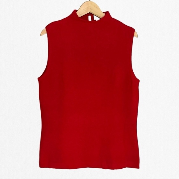 PREMIER COLLECTION Sweaters - PREMIER COLLECTION VINTAGE Women’s Raspberry Red Sleeveless Sweater JUST…